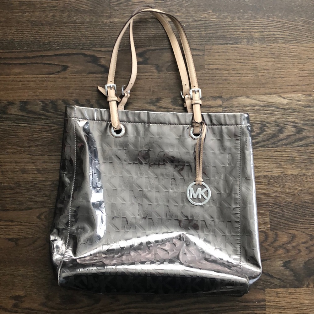 Metallic Michael Kors Tote